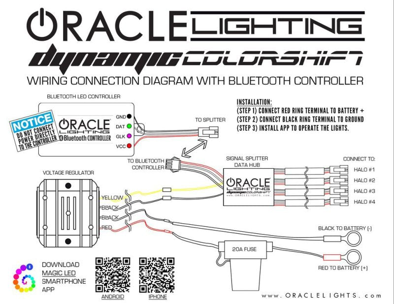 Oracle 1621 Toyota Tacoma Dynamic RGBW Headlight DRL Upgrade Kit ColorSHIFT Dynamic SEE WARRANTY