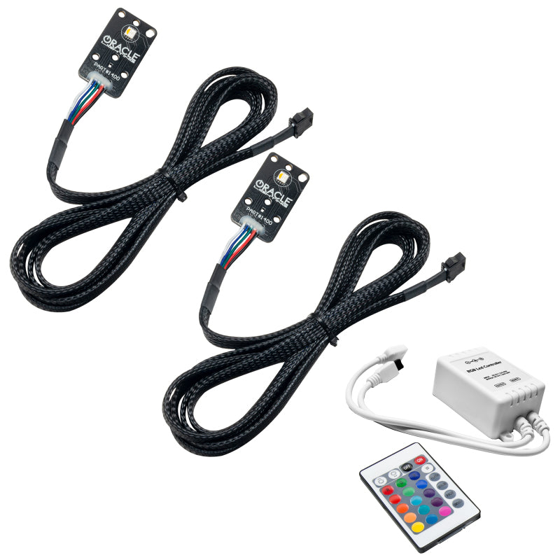 Oracle 20-21 Toyota Supra GR RGB+A Headlight DRL Kit - ColorSHIFT w/ Simple Controller SEE WARRANTY