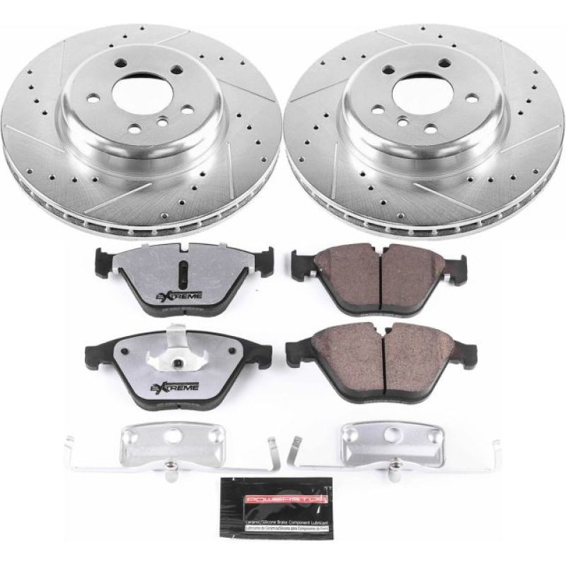 Power Stop 14-16 BMW 535d Front Z26 Street Warrior Brake Kit