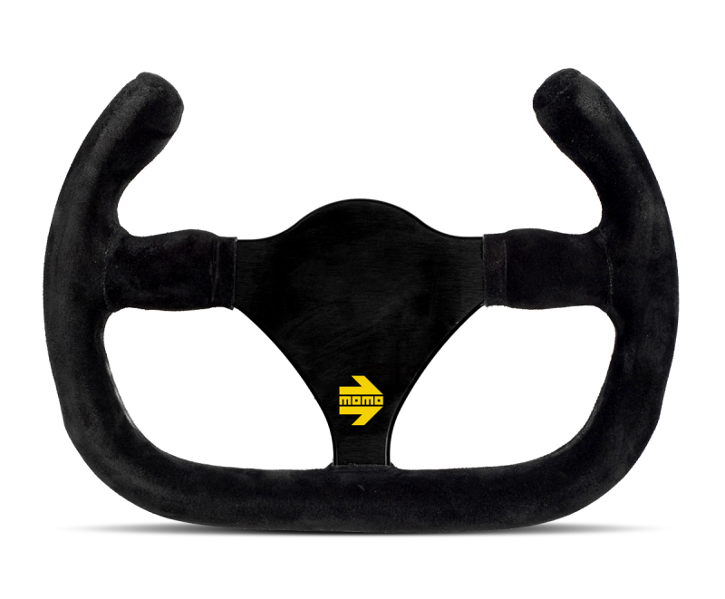 Momo MOD27/C Steering Wheel 270 mm - Black Suede/Black Spokes