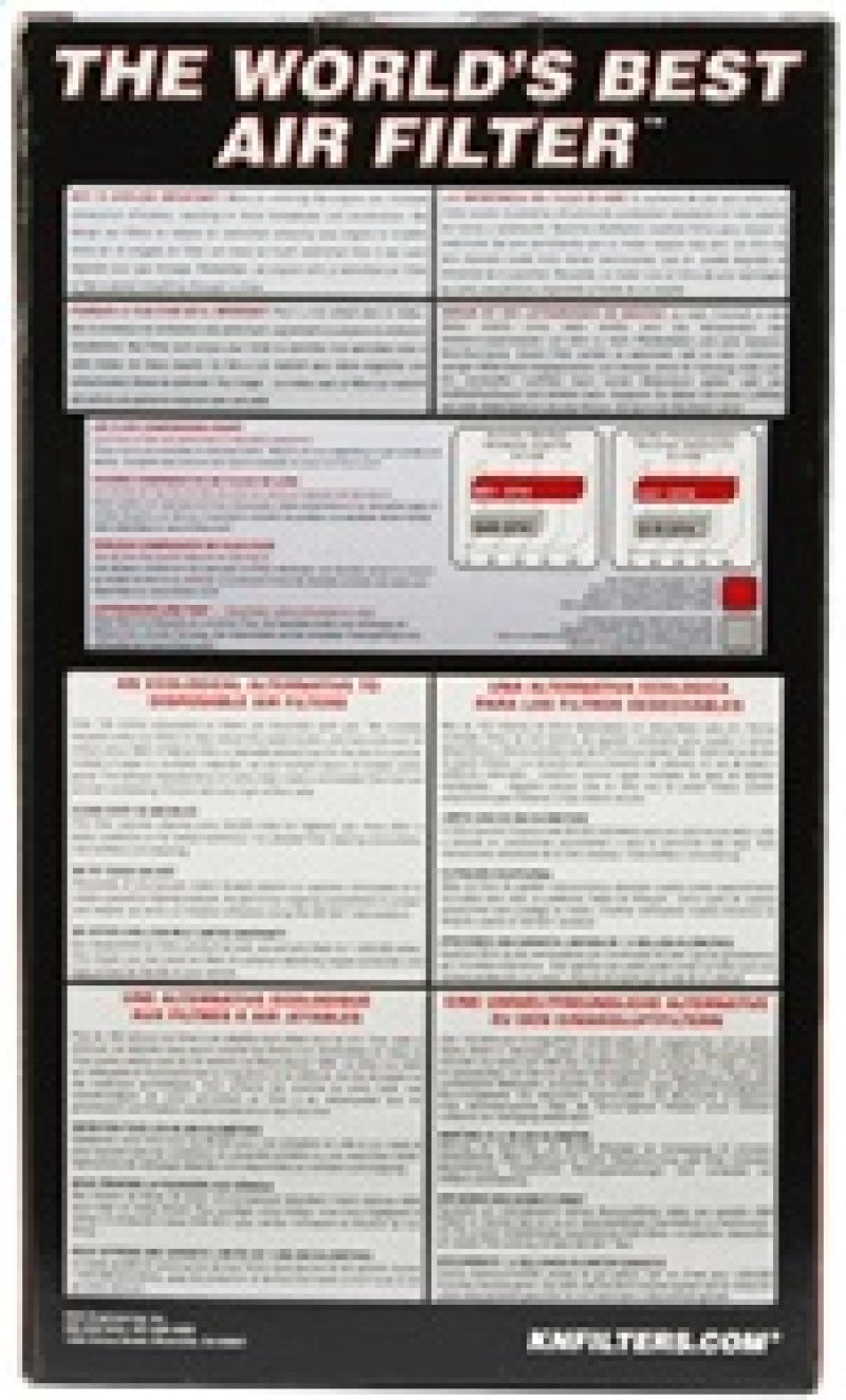 K&N Universal Chrome Filter 3.25 inch FLG / 5.75 inch Bottom / 3.5 inch Top / 6 5/8 inch Height