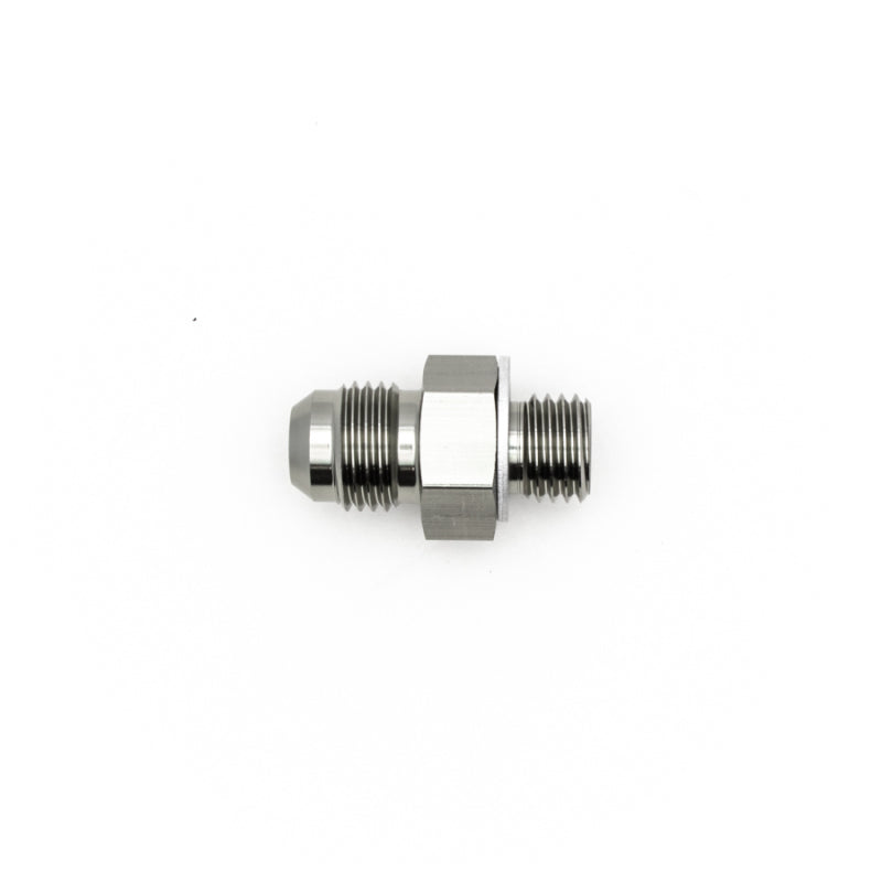 DeatschWerks 6AN Male Flare To M12 X 1.5 Male Metric Adapter (Incl. Crush Washer)