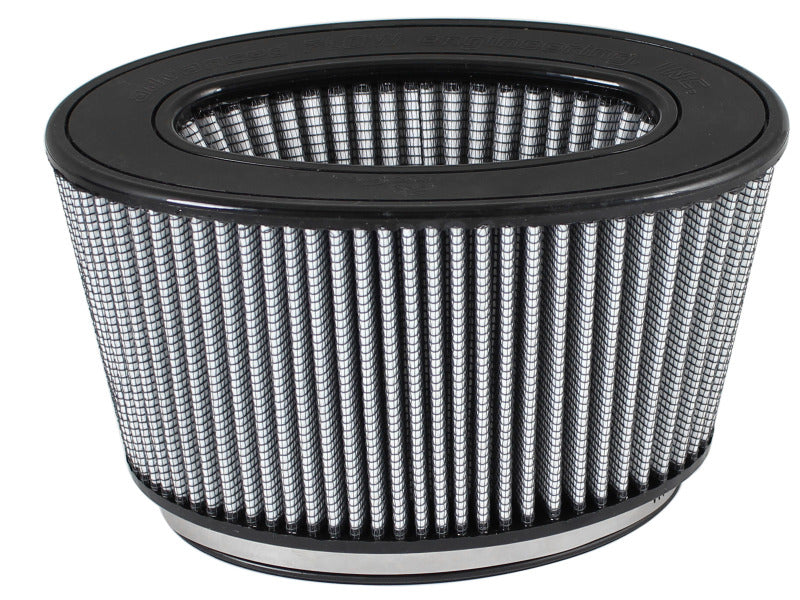 aFe Magnum FLOW Pro DRY S Air Filter 7x3in F 8-1/4x 4-1/4in B 9-1/4x5-1/4in T 5in H