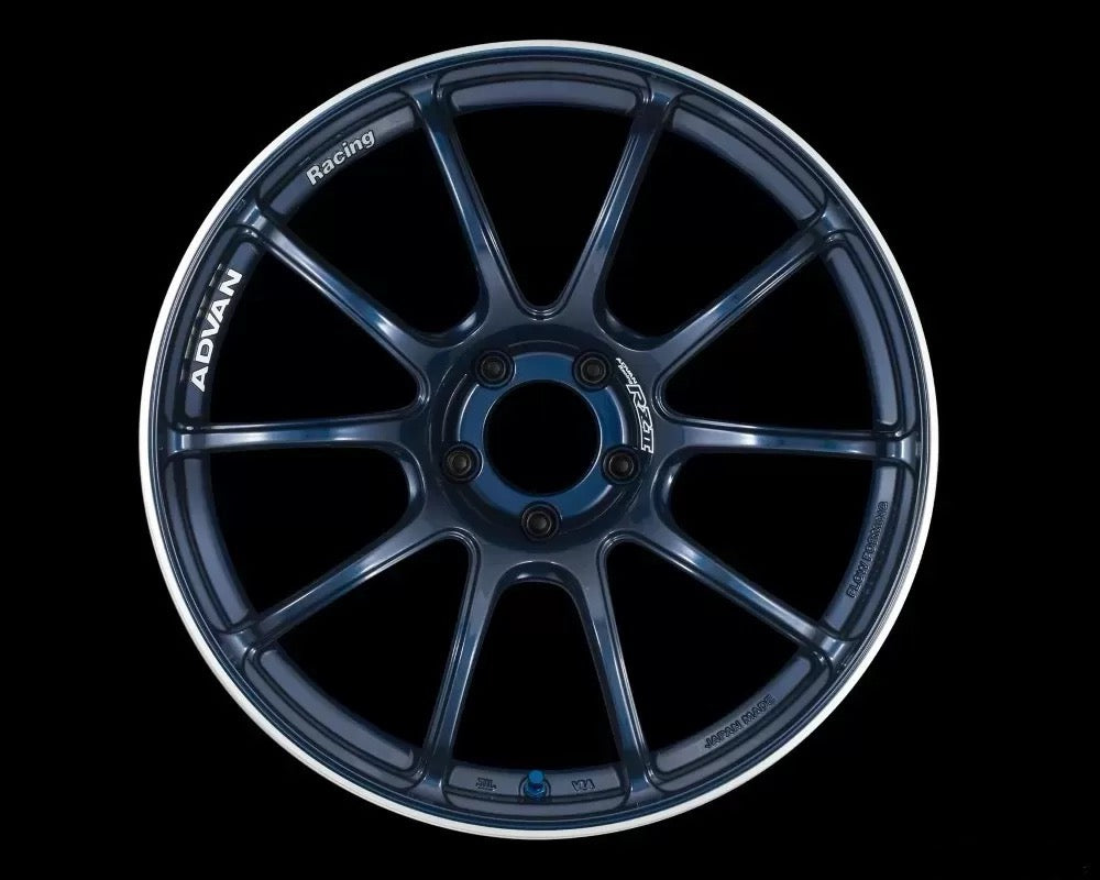 Advan RZII Wheel 16x8 4x100 38mm Racing Indigo Blue & Ring