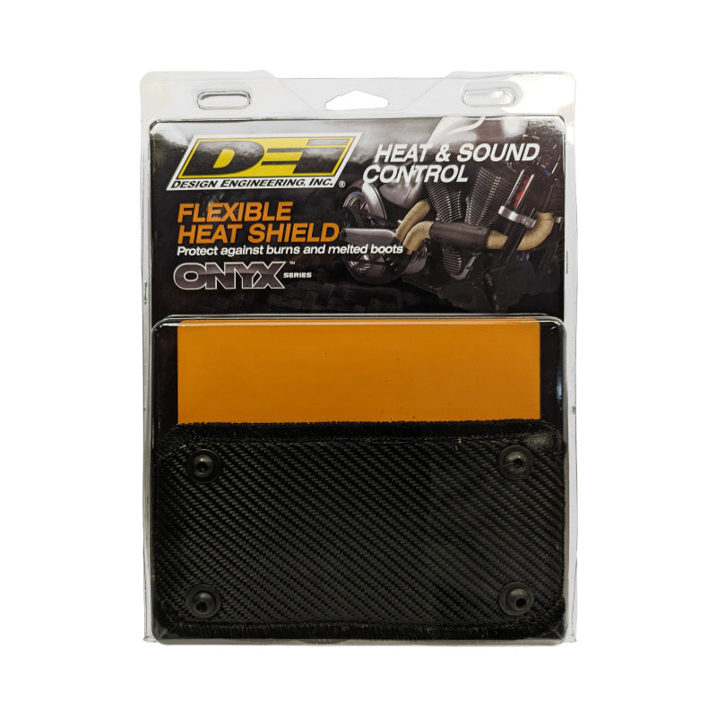 DEI Flex Pipe Shield 4in x 8in - Onyx